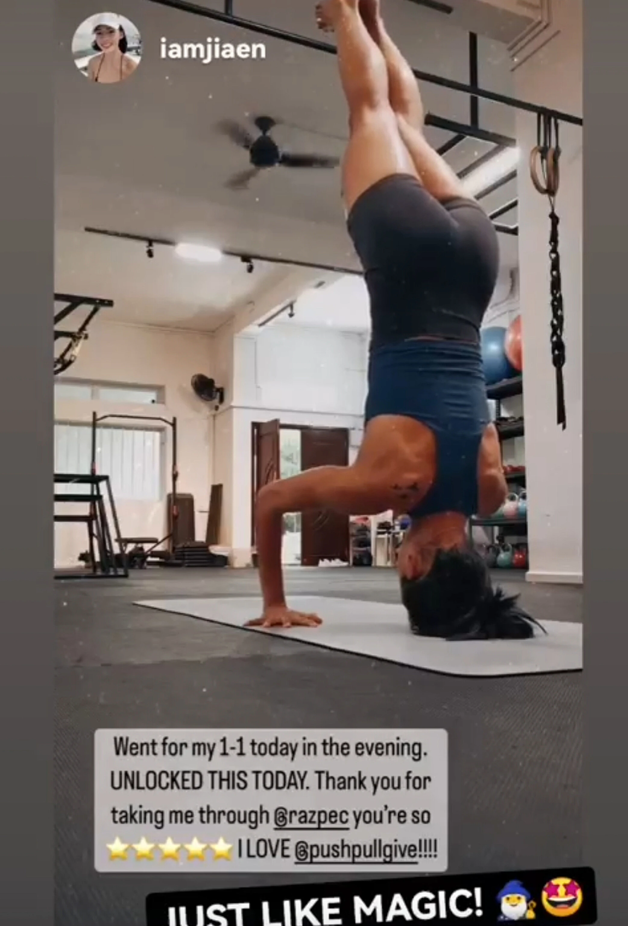 Yoga practice demonstration 3